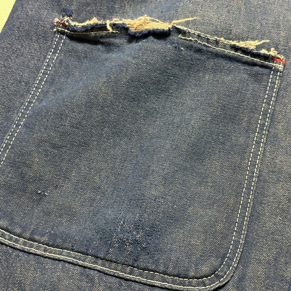 Vintage Wrangler Denim Chore Jacket Lined Size 40 - Picture 6 of 11